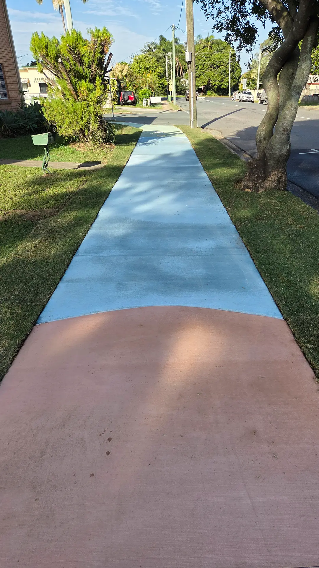 Moreton Bay Council Coloured Concrete Footpath Project